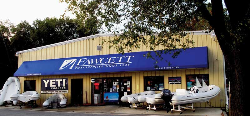 Fawcett's current location at 919 Bay Ridge Avenue is close to Annapolis's largest marinas and boatyards. 