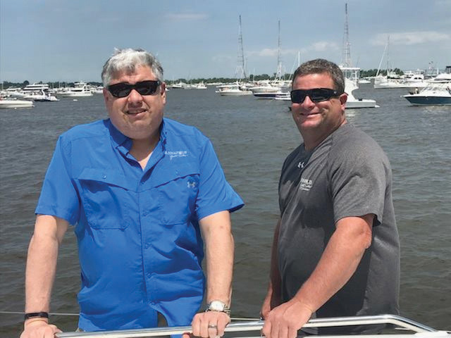 Rob Taishoff and Chris Humphreys, current owners of Annapolis Yacht Sales.