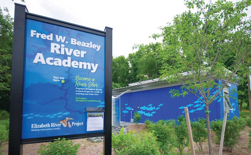 The Fred W. Beazley River Academy is a great facility that will teach you about the local environment.