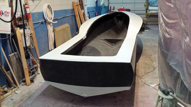 The Bandy Boats Lightweight 24 at Bandy Boat Works in Mayo, MD.