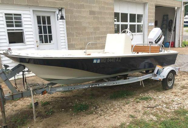 The 15-foot 1981 Whaler that reminded the author of his own father-son story. The 15-foot 1981 Whaler that reminded the author of his own father-son story.