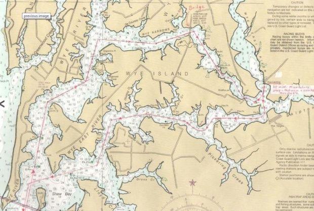 Part of the course map. Courtesy EBAA Part of the course map. Courtesy EBAA