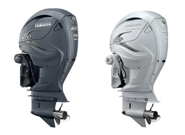 This is Yamaha's largest outboard engine ever, delivering massive power for 50-foot-plus boats. Courtesy Yamaha