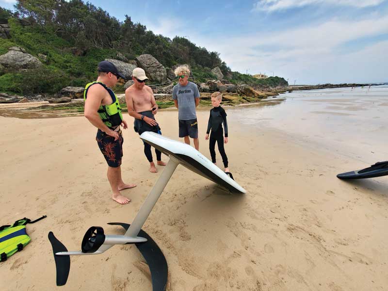 foiling electric surfboards