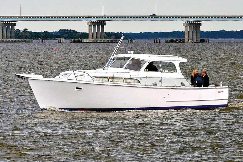 Classic Boat Underway Aboard the Egg Harbor Classic Egg PropTalk