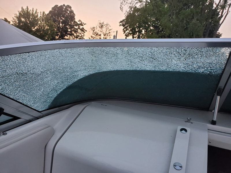 boat windshield