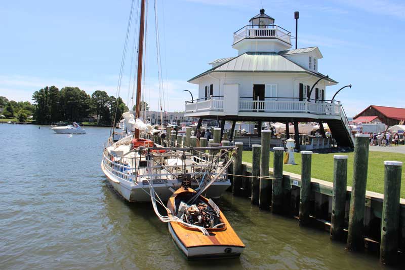 Check out CBMM's floating fleet, and don't miss the re-launch of the Edna Lockwood during OysterFest.