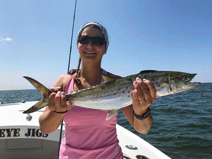 Trolling for Spanish Mackerel in the Chesapeake Bay