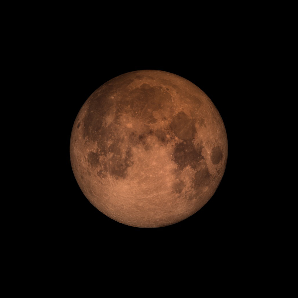 A blood moon. Image courtesy NASA