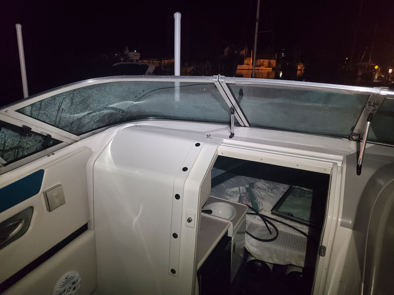 boat windshield