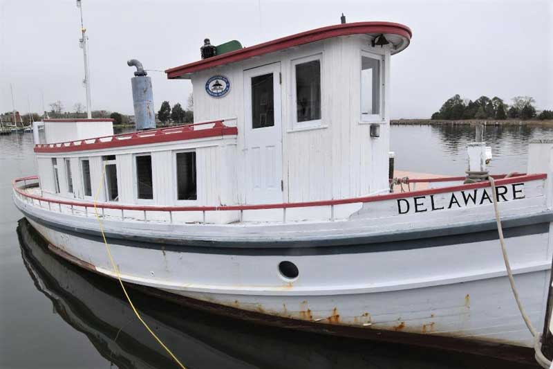 The 1912 river tug Delaware is the next restoration project at Chesapeake Bay Maritime Museum in St Michaels, MD.