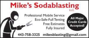 Mikes Sodablasting provides quick, thorough mobile and in-house services. Bottom Paint removal serving marine, automotive, commercial, and residential customers throughout MD, DE, VA, and DC