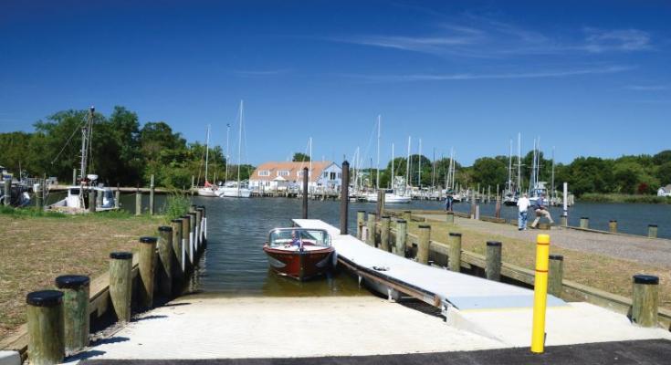 boat ramp at Discovery Village