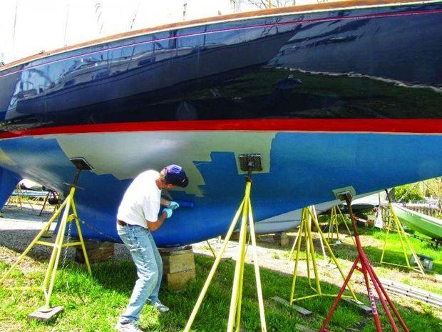 A fresh coat of bottom paintnot only looks good, it improves maneuverability, speed, and fuel efficiency. Photo courtesy of Interlux A fresh coat of bottom paintnot only looks good, it improves maneuverability, speed, and fuel efficiency. Photo courtesy of Interlux