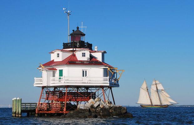 Thomas Point Shoal Lighthouse, 2012. Photo by Eric Moseson Thomas Point Shoal Lighthouse, 2012. Photo by Eric Moseson