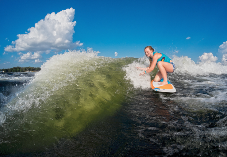 Wakesurfing. Photo courtesy of LiquidForce.com