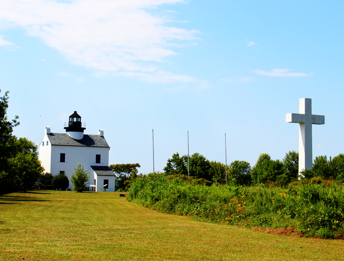 Blackistone Lighthouse on St. Clement's Island.