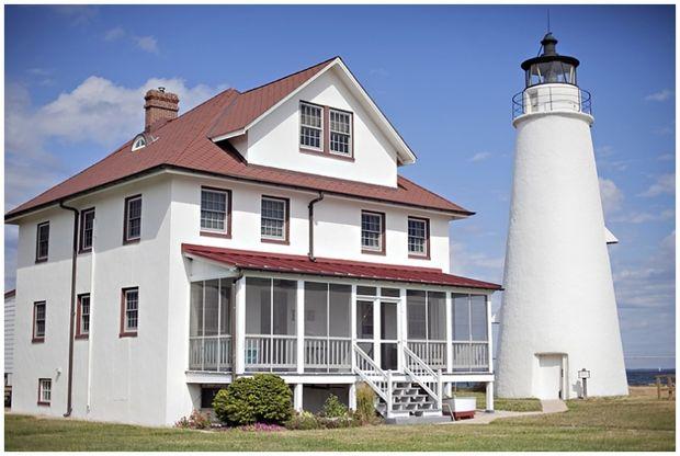 Cove Point Lighthouse Keepers House. Photo by Ken Hartman