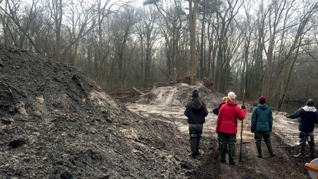 In June, MD DNR reported that the Pocomoke River Restoration project has reconnected approximately 2,032 acres of floodplain forested wetlands with Pocomoke River. Courtesy MD DNR