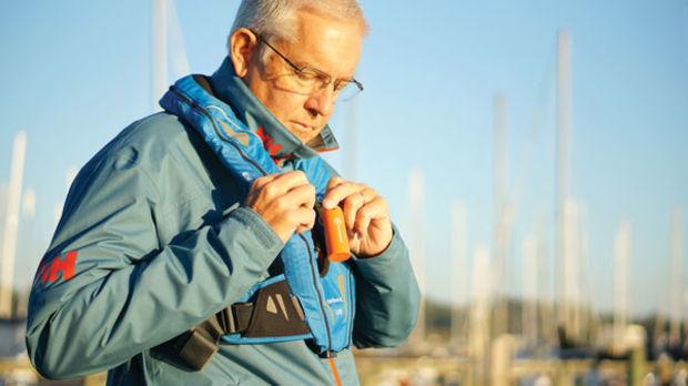 All you do is clip the keychain-sized beacon to your lifejacket or to your dog's collar.