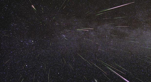 The Geminid Meteor Shower will peak on the night of December 13. Photo courtesy NASA/JPL