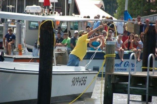 A spirited &ldquo;Watermen&rsquo;s Rodeo&rdquo; boat docking contest is one of the highlights of the August 11th Watermen&rsquo;s Appreciation Day, organized by the Talbot County Watermen&rsquo;s Association and held annually at the Chesapeake Bay Maritime Museum in St. Michaels, MD.