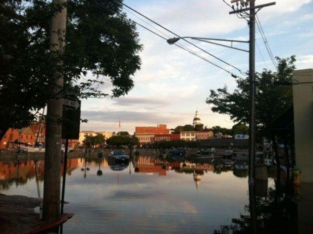 Annapolis at high tide. Photo by PropTalk Annapolis at high tide. Photo by PropTalk