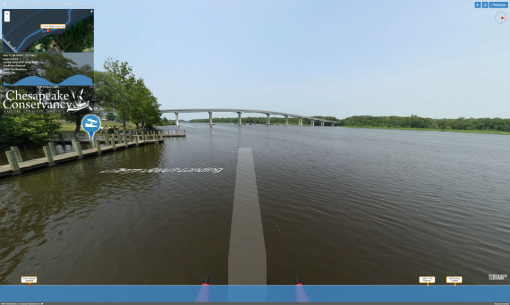 One of the many screenviews of the Nanticoke River. Photo courtesy of the Chesapeake Conservancy