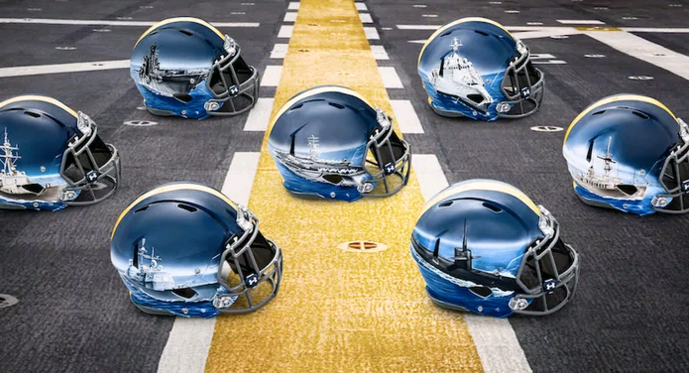 Each ship corresponds to a set group of player positions. Courtesy Navy Football